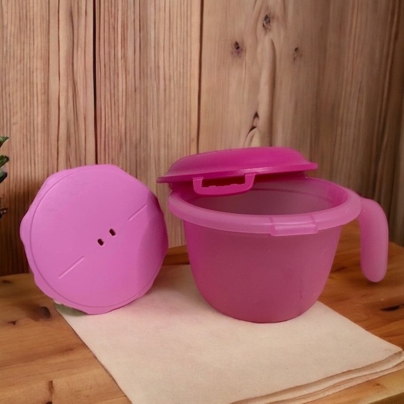Tupperware Kitchen Tupperware Pink Microwave Rice Cooker Poshmark
